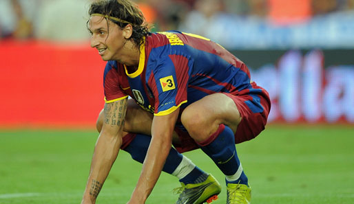 Zlatan Ibrahimovic wechselte 2009 zum FC Barcelona