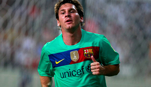 Lionel Messi erzielte bei Atletico Madrid das wichtige 1:0 für den FC Barcelona