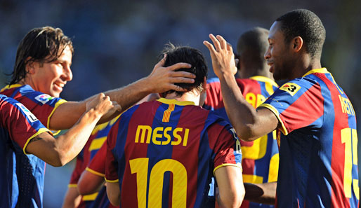 Gleiches Bild wie letztes Jahr: Der FC Barcelona und Lionel Messi zaubern in Hochform