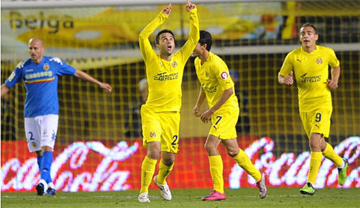 Guiseppe Rossi war mit zwei Toren maßgeblich am Weiterkommen Villarreals beteiligt