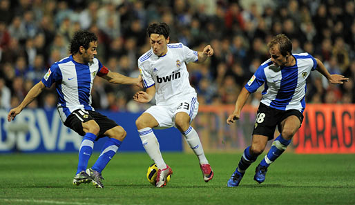 Real Madrid gewann das Hinspiel bei Aufsteiger Hercules Alicante mit 3:1