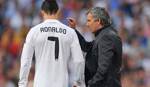Verschafft seinem Superstar Ronaldo eine Verschnaufpause: Real Madrids Trainer Jose Mourinho
