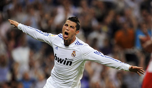 Cristiano Ronaldo traf bei Reals 8:1-Sieg gegen Almeria doppelt