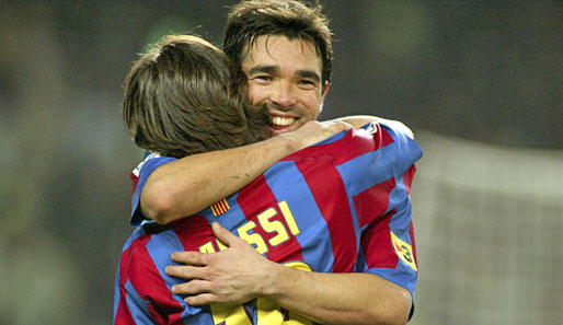 Deco und Messi spielten von 2004 bis 2008 gemeinsam für den FC Barcelona