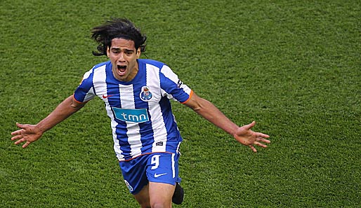 Radamel Falcao verließ den FC Porto im Sommer 2011 für 40 Mllionen Euro in Richtung Atletico Madrid