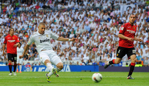 Karim Benzema traf bei Real Madrids ungefährdetem Heimsieg gegen Mallorca