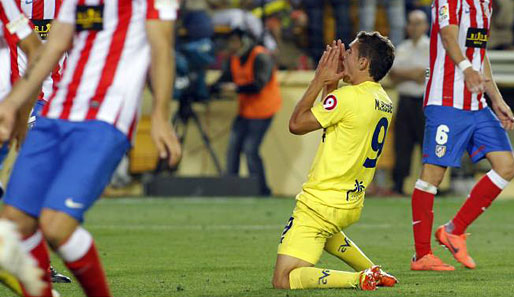 Durch das 0:1 im letzten Ligaspiel gegen Atletico Madrid stieg Marco Ruben mit Villarreal ab