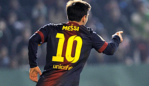 Lionel Messi schoss den FC Barcelona im Alleingang zum Sieg