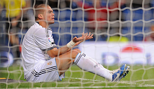 Pepe machte sein letztes Spiel gegen Malaga - und fehlte seitdem wegen einer Knöchelverletzung