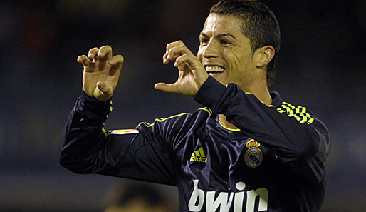 Cristiano Ronaldo schnürte gegen Celta Vigo einen Doppelpack bei Reals 2:1-Sieg