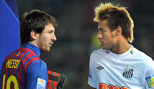 Lionel Messi und Neymar - zaubern die südamerikanischen Ballkünstler künftig gemeinsam?