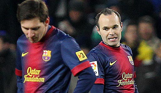 Andres Iniesta (r.) und Lionel Messi (l.) werden im Sommer wohl neue Teamkollegen bekommen