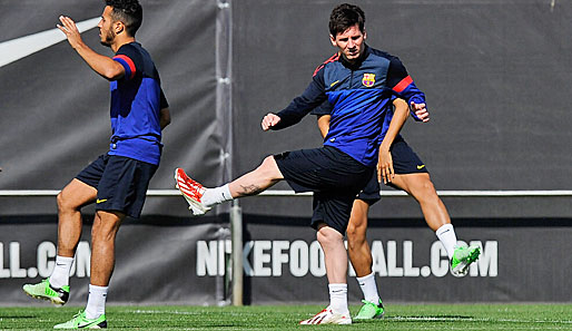 Lionel Messi trainiert wieder - gegen Bayern saß er über 90 Minuten auf der Bank