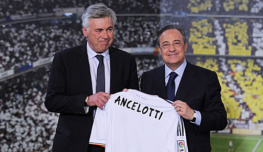 Nach langem Hin und Her wurde Carlo Ancelotti endlich als neuer Trainer von Real vorgestellt