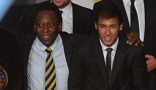 Brasiliens Legende Pele traut seinem Landsmann Neymar bei Barcelona den Durchbruch zu