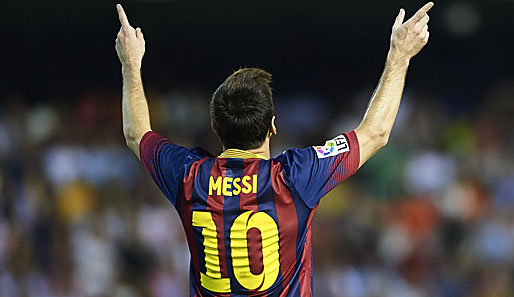 Fast schon obligatorisch: Lionel Messi erzielte einen Dreierpack