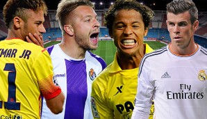 Hoffnungsträger und Stars: Neymar, Ebert, Giovani und Gareth Bale
