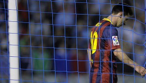 Lionel Messi ist in der Primera Division seit vier Spielen ohne Treffer