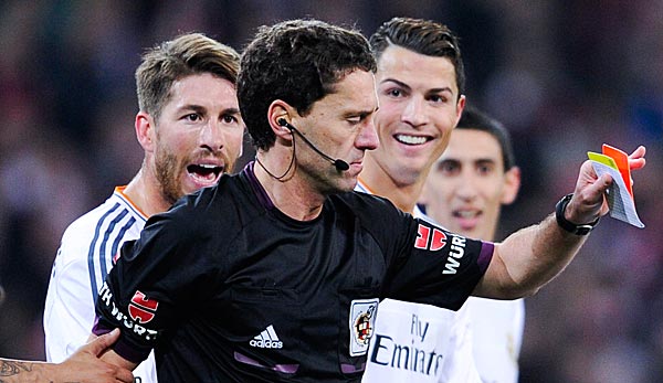 Ayza Gamez zeigte Cristiano Ronaldo die rote Karte nach einer Tätlichkeit
