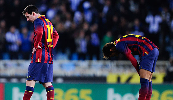 Der FC Barcelona musste sich am 25. Spieltag Real Sociedad geschlagen geben