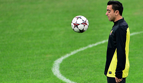 Sein Freund ist der Ball: Barcelonas Xavi gilt als überragender Techniker und Stratege