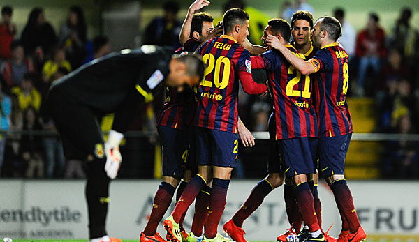 Lionel Messi erzielte gegen Villarreal sein 27. Saisontor