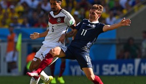 Im WM-Viertelfinale scheiterte Antoine Griezmann (r.) mit Frankreich an Deutschland