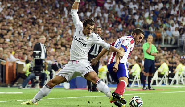 Real Madrids Gareth Bale konnte sich gegen Atletico nur selten durchsetzen