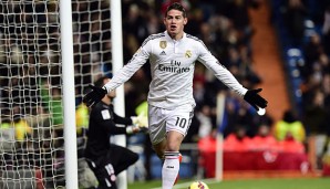 James Rodriguez soll am Sonntag sein Comeback für Real Madrid geben