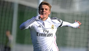 Martin Ödegaard spielte das erste halbe Jahr meist in der zweiten Mannschaft von Real