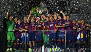 Der FC Barcelona hat in der Saison 2014/15 die Champions League gewonnen