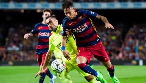 Neymar erzielte 2014/15 wettbewerbsübergreifend 39 Tore
