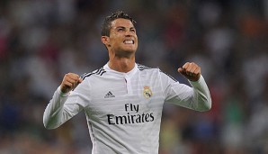 Cristiano Ronaldo wurde von Präsident Florentino Perez geehrt
