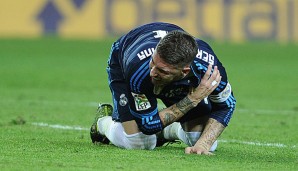 Sergio Ramos hatte sich im Spiel gegen Sevilla nach seinem Tor verletzt