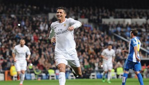 Cristiano Ronaldo erzielte gegen Espanyol drei Treffer