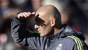 Zinedine Zidane hat bisher nur die zweite Mannschaft von Real Madrid trainiert