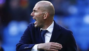 Zinedine Zidane erklärt die Liga für gelaufen