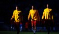 Lionel Messi, Neymar und Luis Suarez stürmen für den FC Barcelona