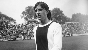 Der junge Johan Cruyff als Spieler bei Ajax Amsterdam