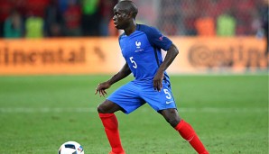 N'Golo Kante spielt derweil mit Frankreich um den Titel bei der EURO