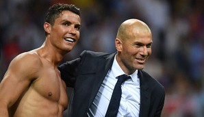 Zinedine Zidane und Cristiano Ronaldo gewannen im Mai die Champions League mit Real