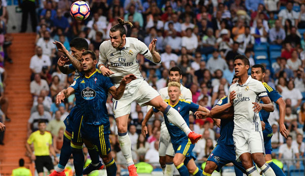 Real Madrid musste gegen Celta Vigo ohne den verletzten Ronaldo auskommen