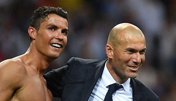 Cristiano Ronaldo ist angetan von seinem Coach Zinedine Zidane