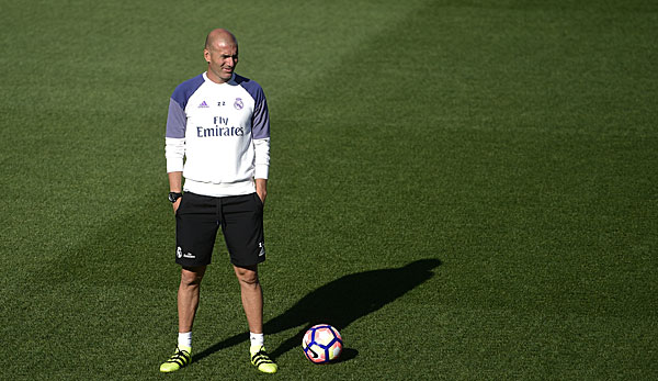 Zinedine Zidane spricht über seinen Kader