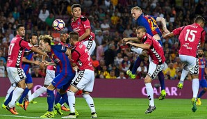 Der FC Barcelona unterlag gegen Deportivo Alaves