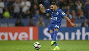 Riyad Mahrez geht auch in dieser Saison für Leicester City auf Tore-Jagd