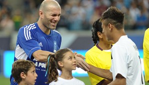 Zinedine Zidane hat sich hinter Neymar gestellt