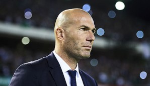Zinedine Zidane verzichtet in der Copa del Rey auf sein Stürmer-Trio