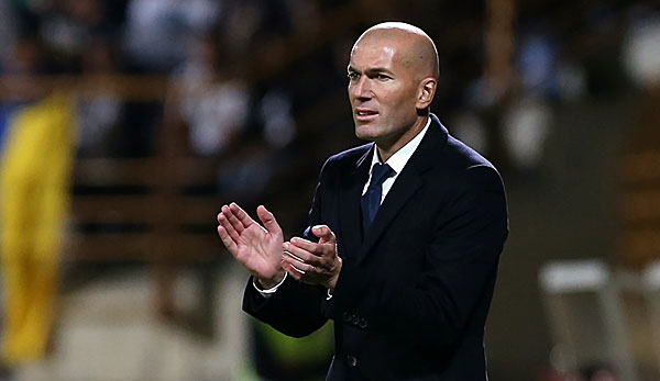 Zinedine Zidane war von dem Sahnetreffer seines Schützlings hellauf begeistert