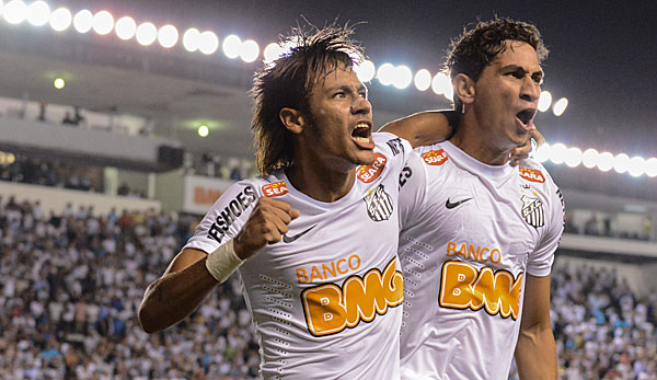 Neymar und Ganso waren Leistungsträger beim FC Santos
